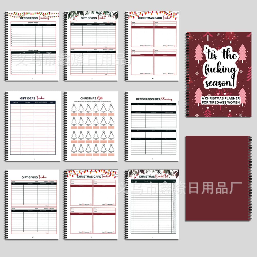 Christmas to do list Christmas interesting to do it, gift list planner cross -border 3