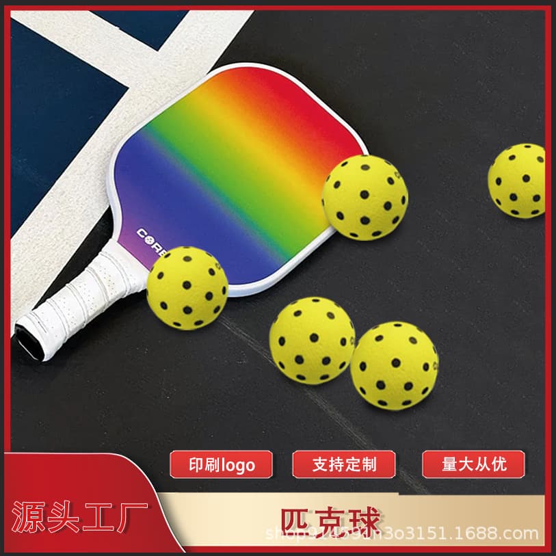 Cross-border Pickleball Outdoor Recreation Indoor Practice Silent Pickleball Children's Sports Toys 1