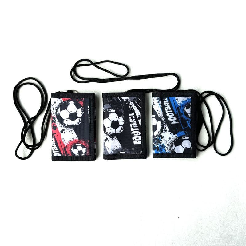 (Cross-border trading), football folding wallet for boys, foldable strap, (Physicals), for teenagers 4