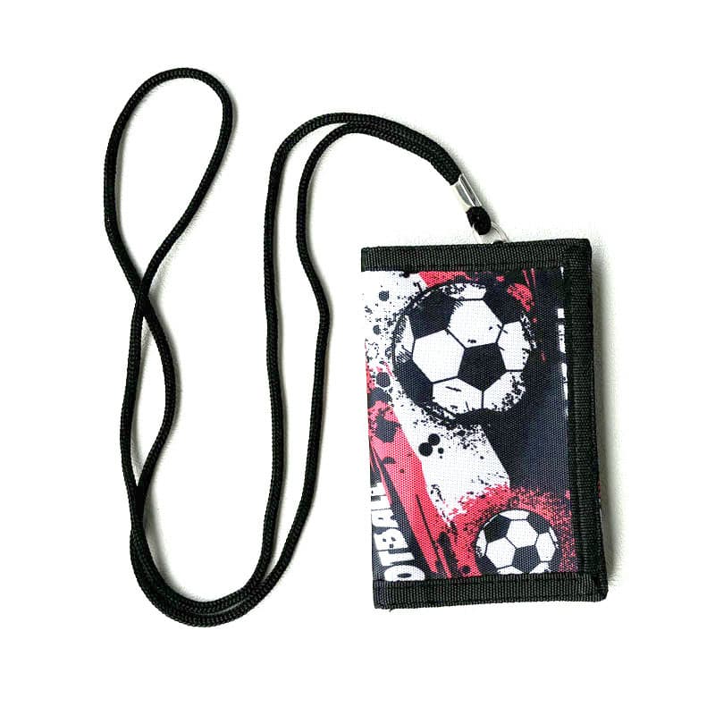 (Cross-border trading), football folding wallet for boys, foldable strap, (Physicals), for teenagers 1