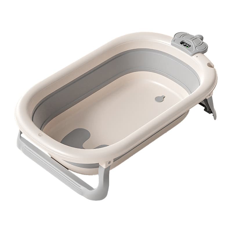 Foldable children's big tub with seat for early age for new born 5