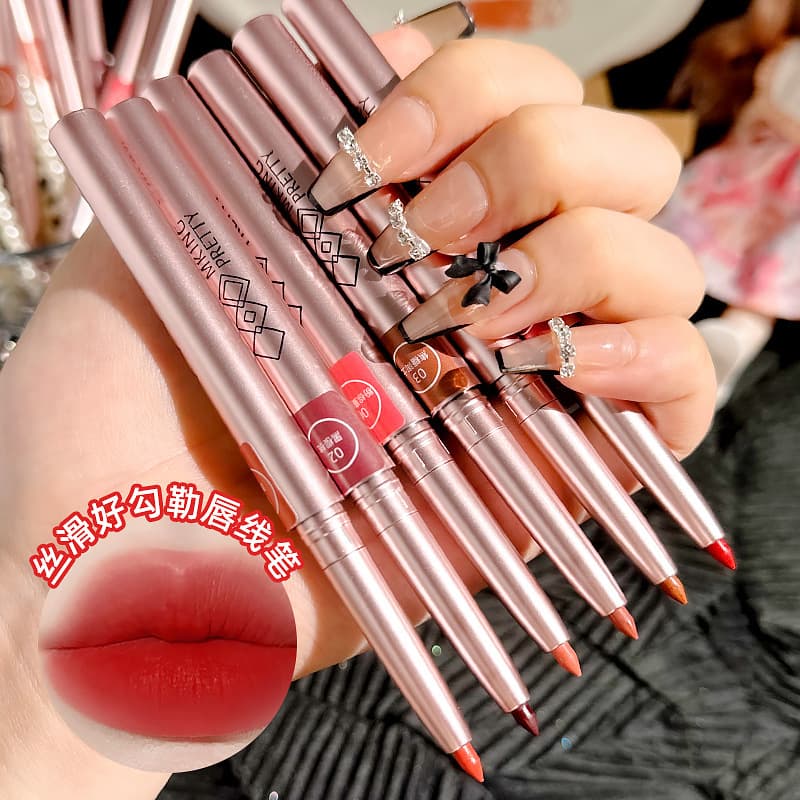 Lipstick, waterproof precise lip pencil, face blush, contouring, long-term effect 2