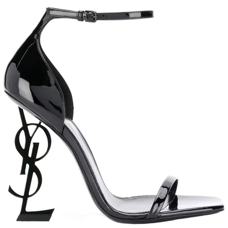 Classic sexy universal sandals with a strap, genuine leather 4