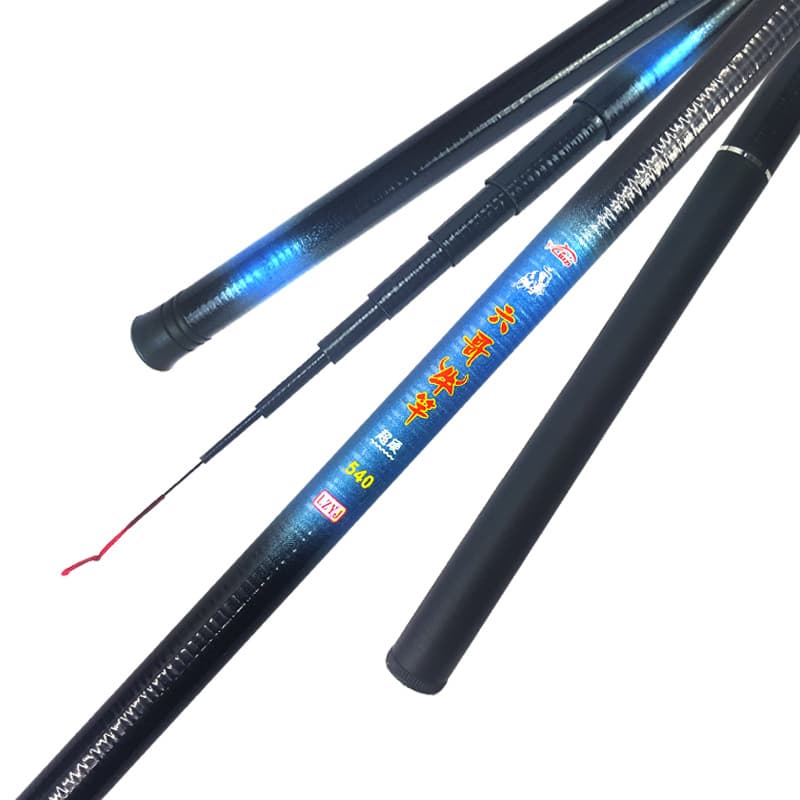 Cheap fiberglass hand rod six-piece fishing gear fishing rod hand rod fishing rod set fishing gear stream rod fishing rod 5