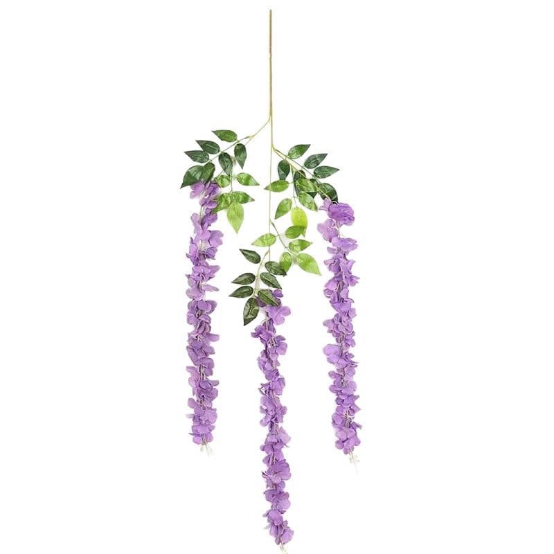 Factory direct sales of simulated wisteria flowers, encrypted artificial bean flowers, wedding landscaping, ceiling decoration, fake flowers, plastic green plants 5