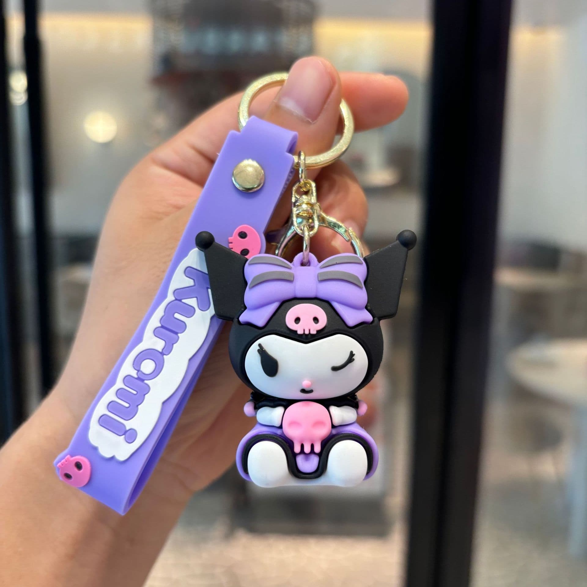Sanrio, keychain, pendant for keys PVC, doll, bag accessory, Birthday gift 3