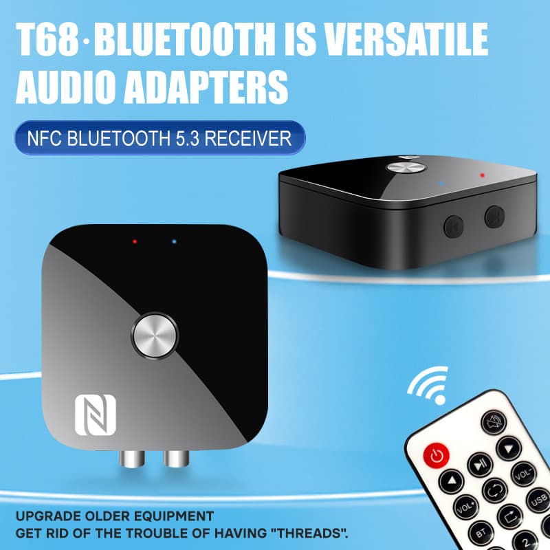 NFC Bluetooth 5.3 audio receiver Wireless Bluetooth adapter veteran amplifier amplifier music player 3.5mm 1