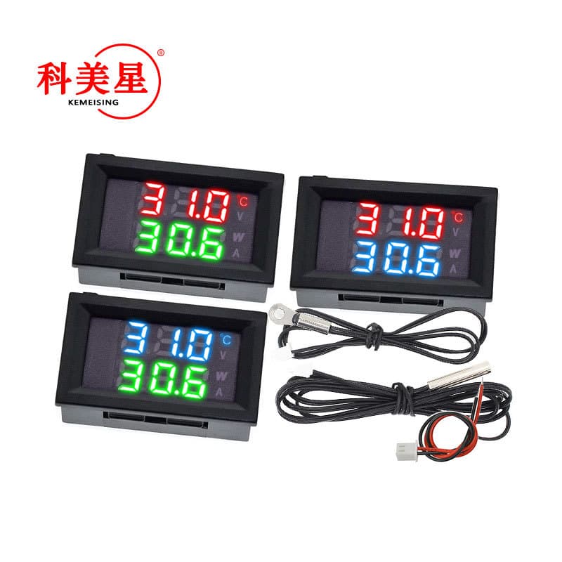 DC dual display dual temperature+ single voltage alternately display measurement measurement 4 ~ 30V direct power supply directly power supply 5