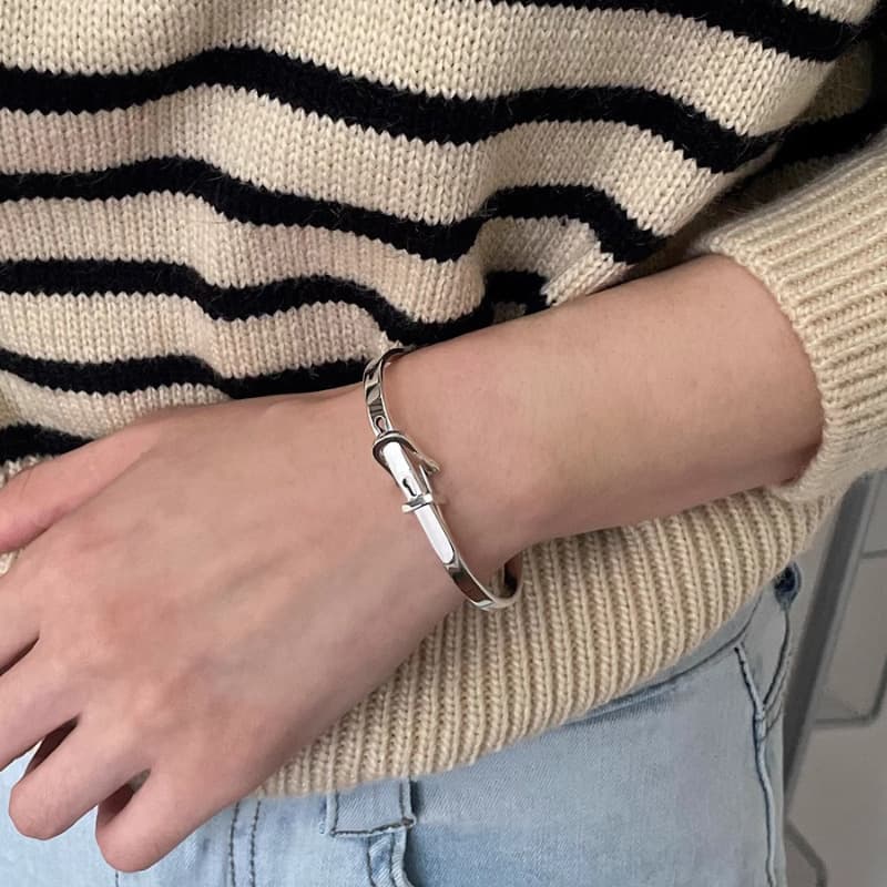 Belt, buckle, small design women's bracelet, retro universal accessory, high-quality style 2