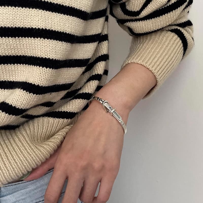 Belt, buckle, small design women's bracelet, retro universal accessory, high-quality style 3