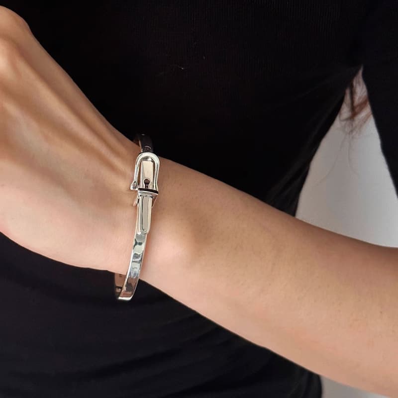 Belt, buckle, small design women's bracelet, retro universal accessory, high-quality style 4