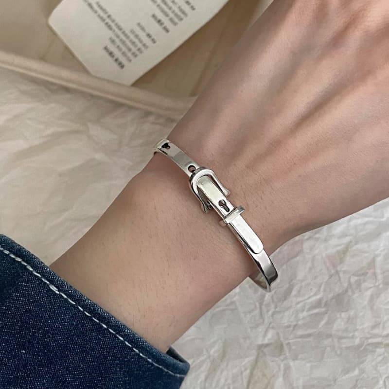 Belt, buckle, small design women's bracelet, retro universal accessory, high-quality style 1