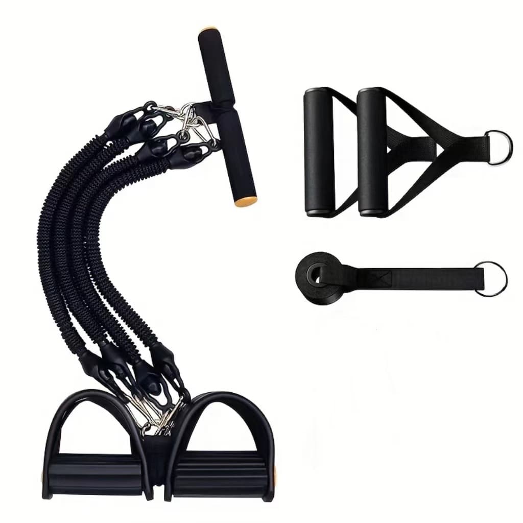 Men's multifunctional pedal puller fitness belly equipment home muscle abdominal muscle pull rope abdominal exercise 2