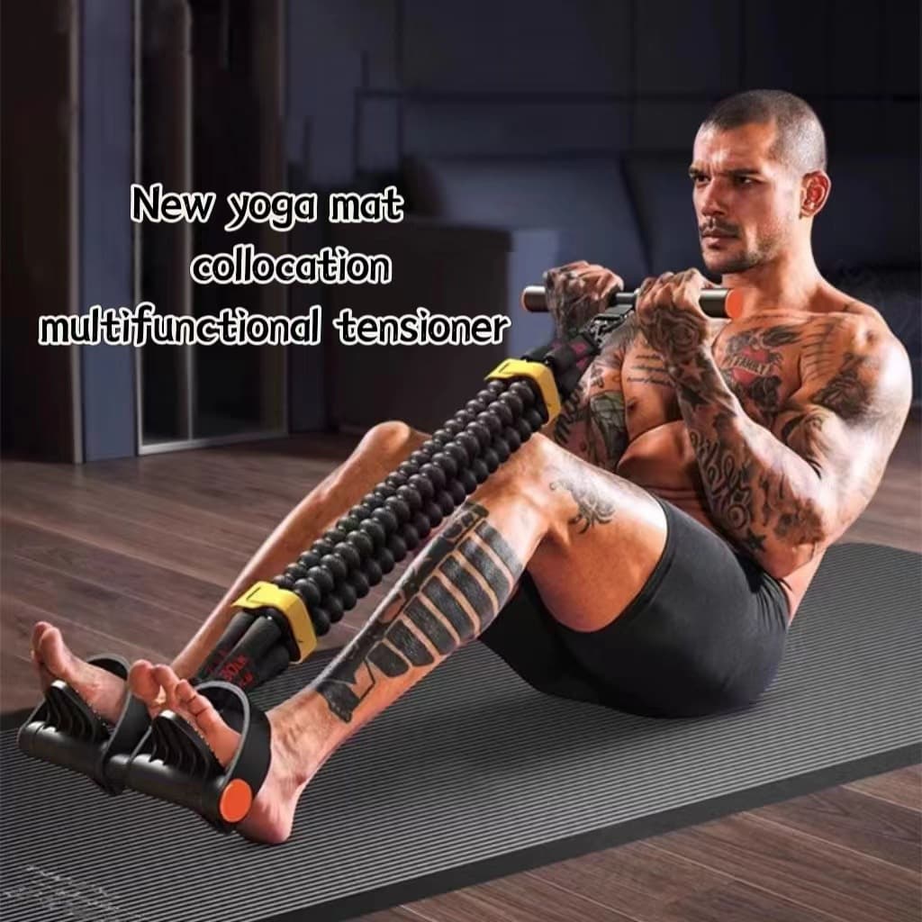 Men's multifunctional pedal puller fitness belly equipment home muscle abdominal muscle pull rope abdominal exercise 3