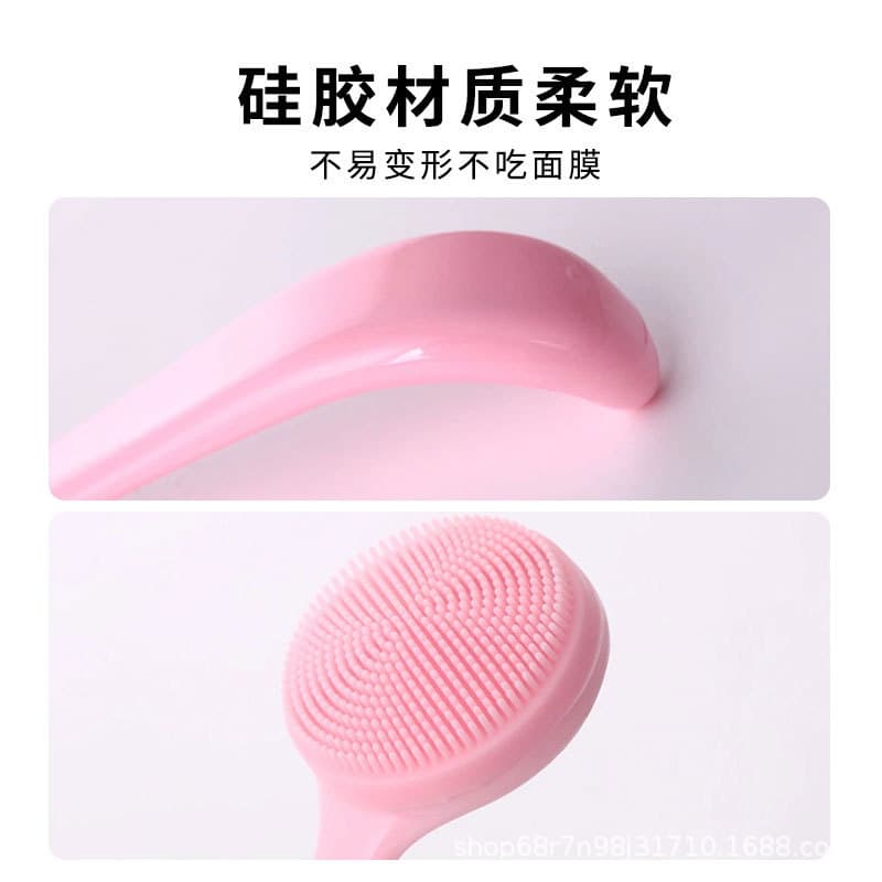 Silicone soft makeup remover for face washing from black spots, cosmetic cleansing milk 4