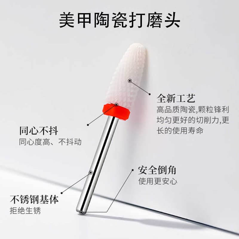 (Cross-border trading), ceramic exfoliating nail polish for manicure for nails, changeable nail milling machine, accessories 2