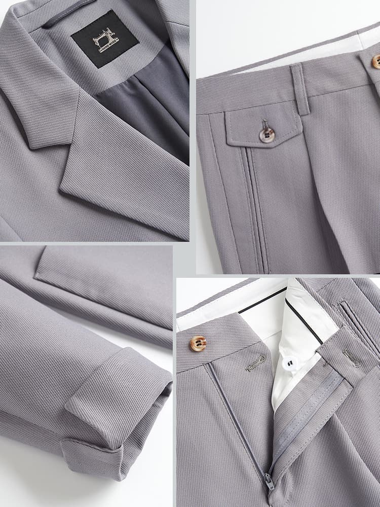 Japanese set, men's classic suit jacket, oversize, Korean style 2