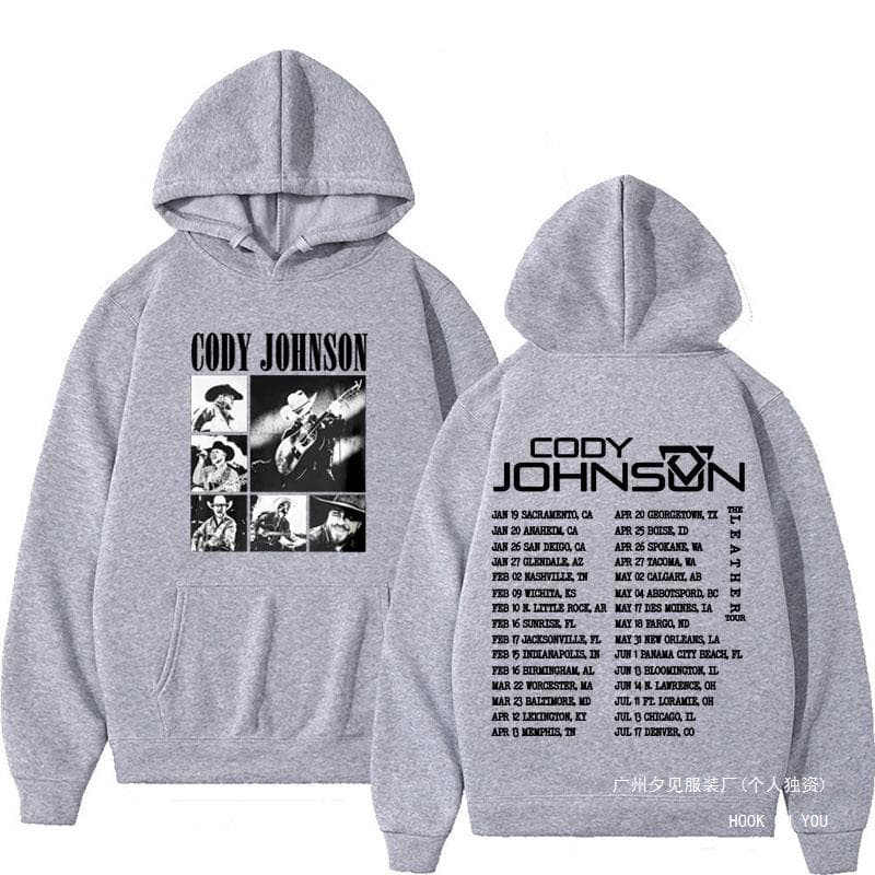 [Rapper Cody Johnson Tour 2024 Hoodie Men's Clothing Fashion] 4