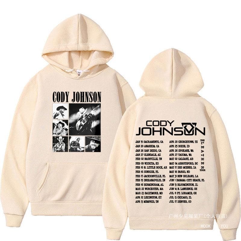 [Rapper Cody Johnson Tour 2024 Hoodie Men's Clothing Fashion] 5