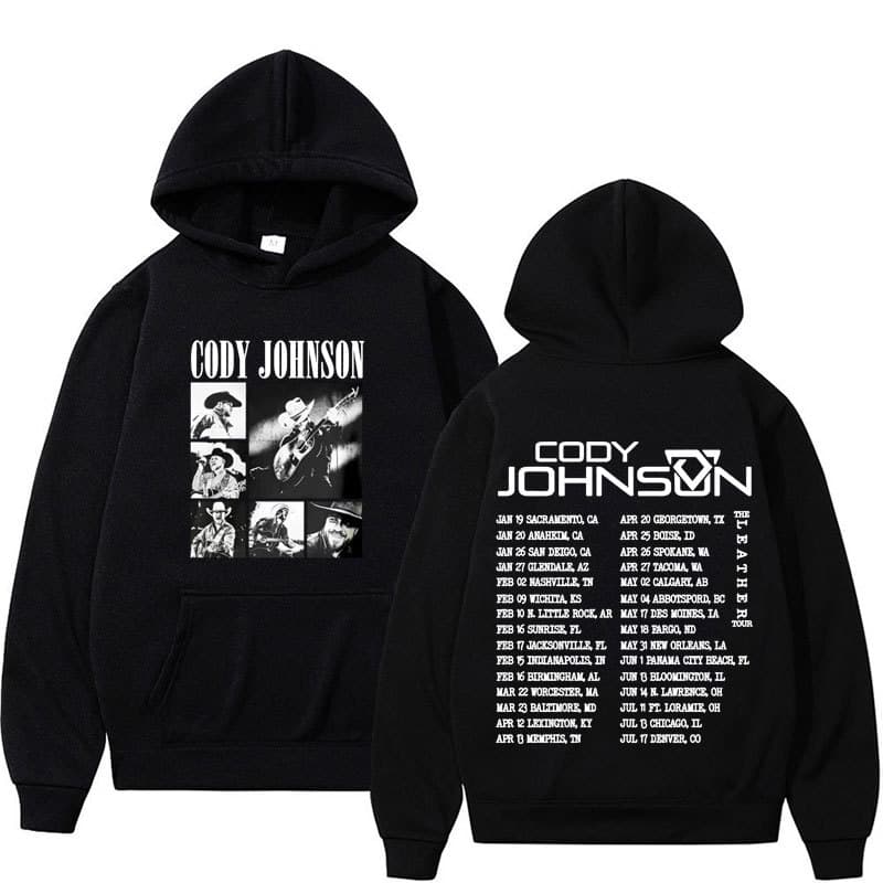 [Rapper Cody Johnson Tour 2024 Hoodie Men's Clothing Fashion] 1