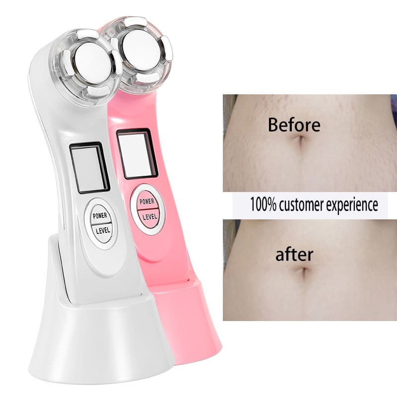 Ultrasonic stretch marks import instrument wholesale export electric phototherapy ion import instrument uses color light import instrument