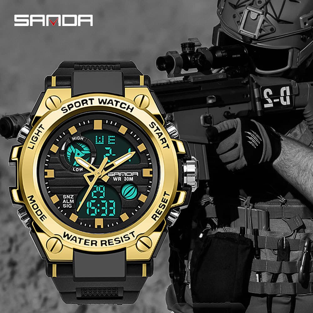 Men's Universal Waterproof Digital Sports Watch 2