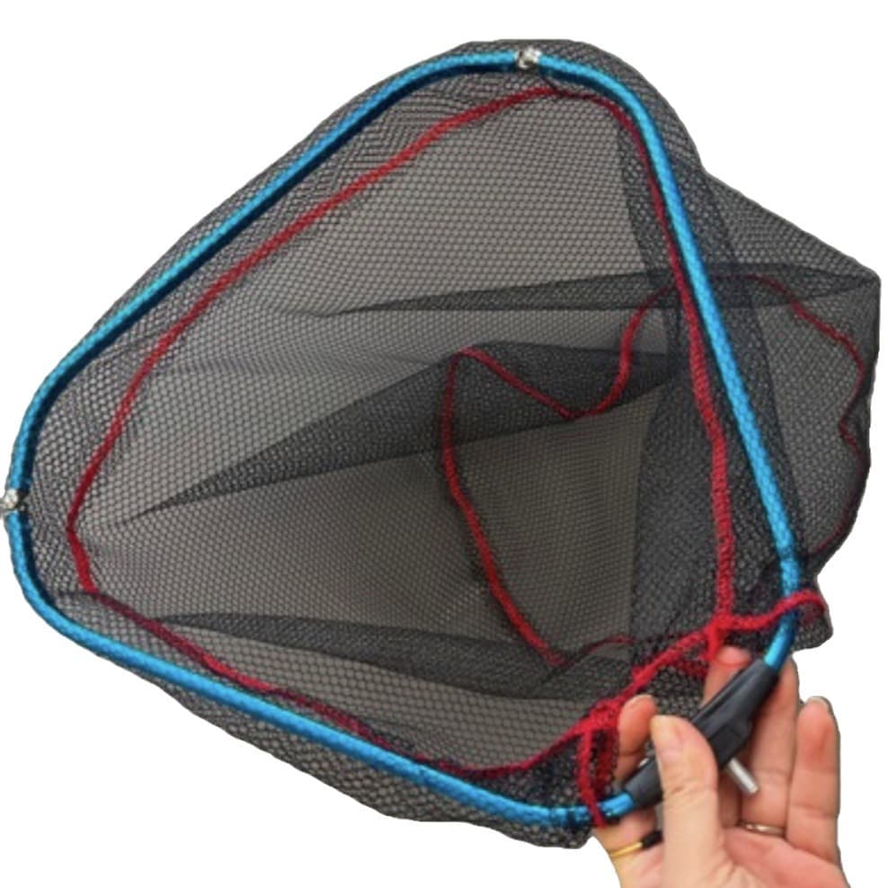 Wholesale aluminum alloy triangle copy net 8 mm joint triangle folding net fisherman network fishing tackle fishing gear fishing fish fishing 3