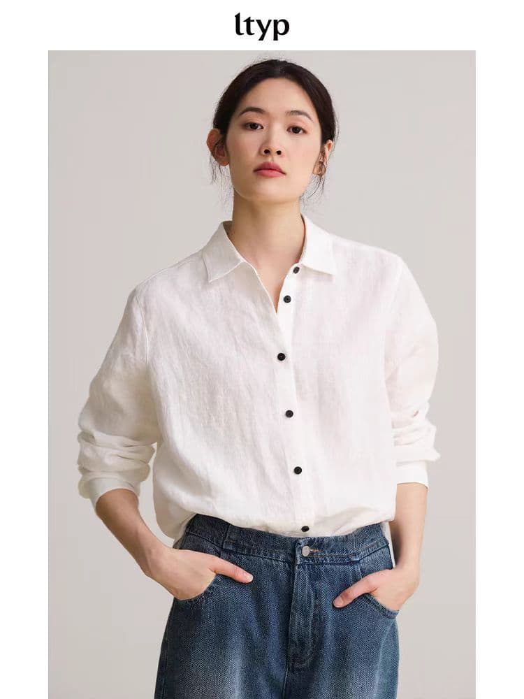 Classic shirt, autumn long-sleeve 1