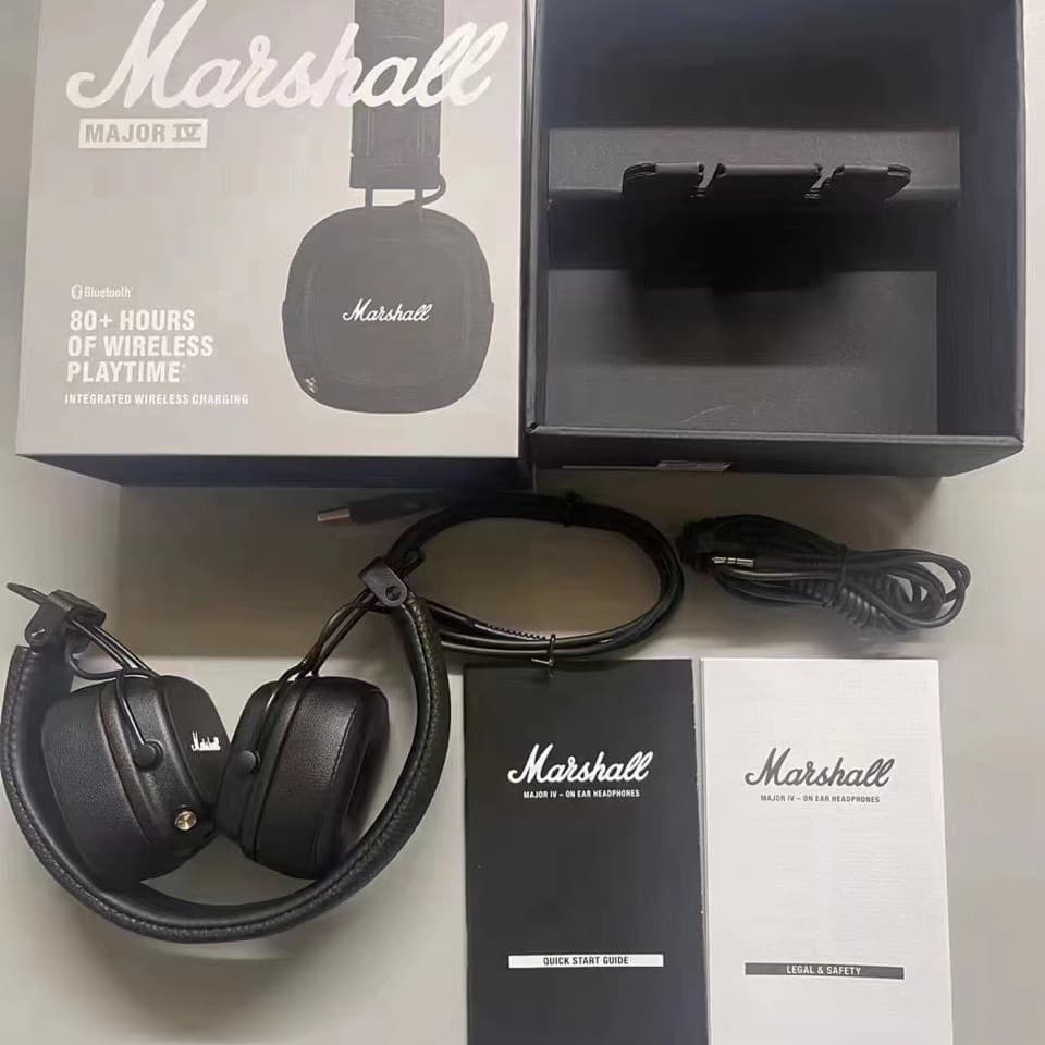 Suitable for Marshall MAJOR IV4 generation head wearing wireless Bluetooth headset heavy bass 3