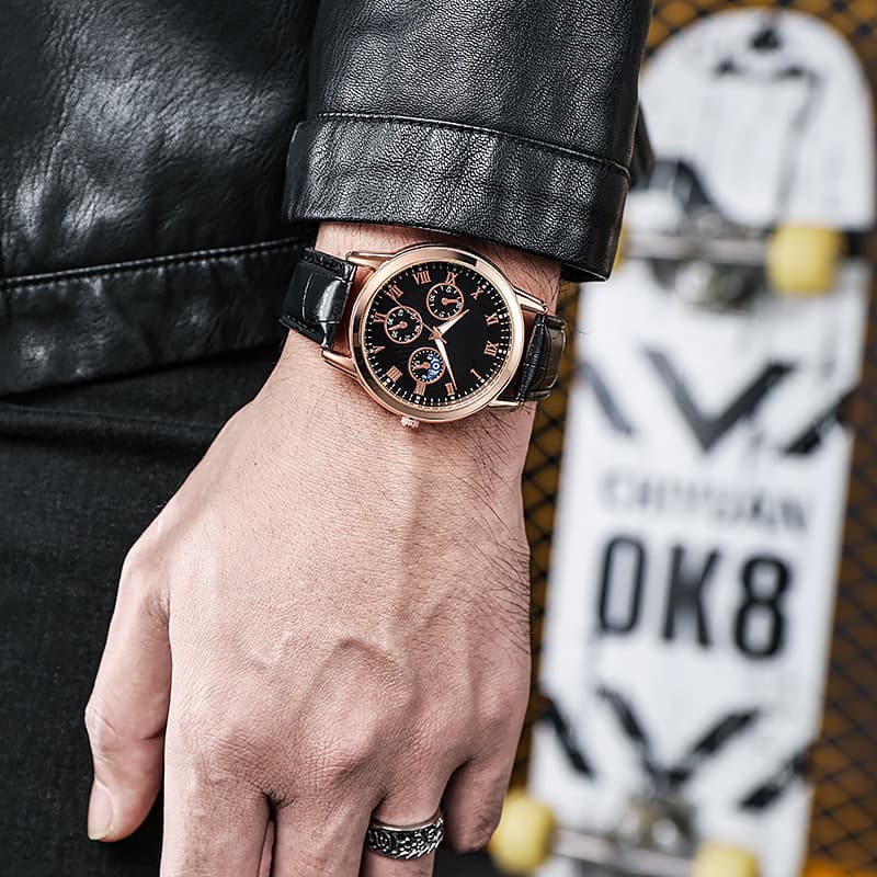 (Cross-border trading), universal fashionable high-end quartz swiss watch 3