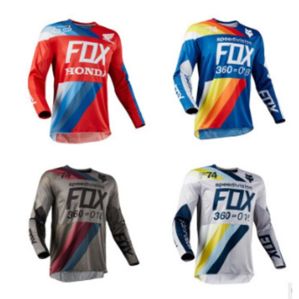Sports quick dry long-sleeve with a round collar, mountain off-road jersey, racing car 1