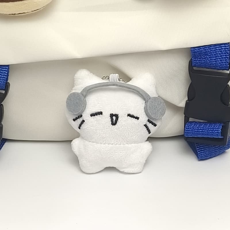 Plush doll, cartoon accessory, pendant, wind-up music headphones, bee 2