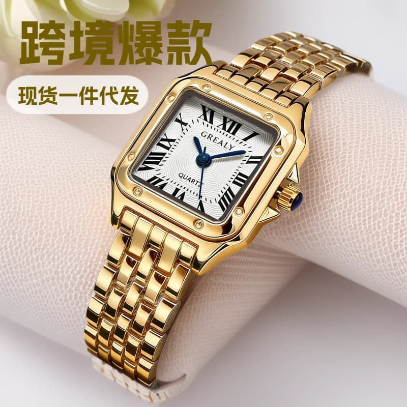 (Cross-border trading), waterproof fashionable swiss watch, square quartz watches, custom-made 1
