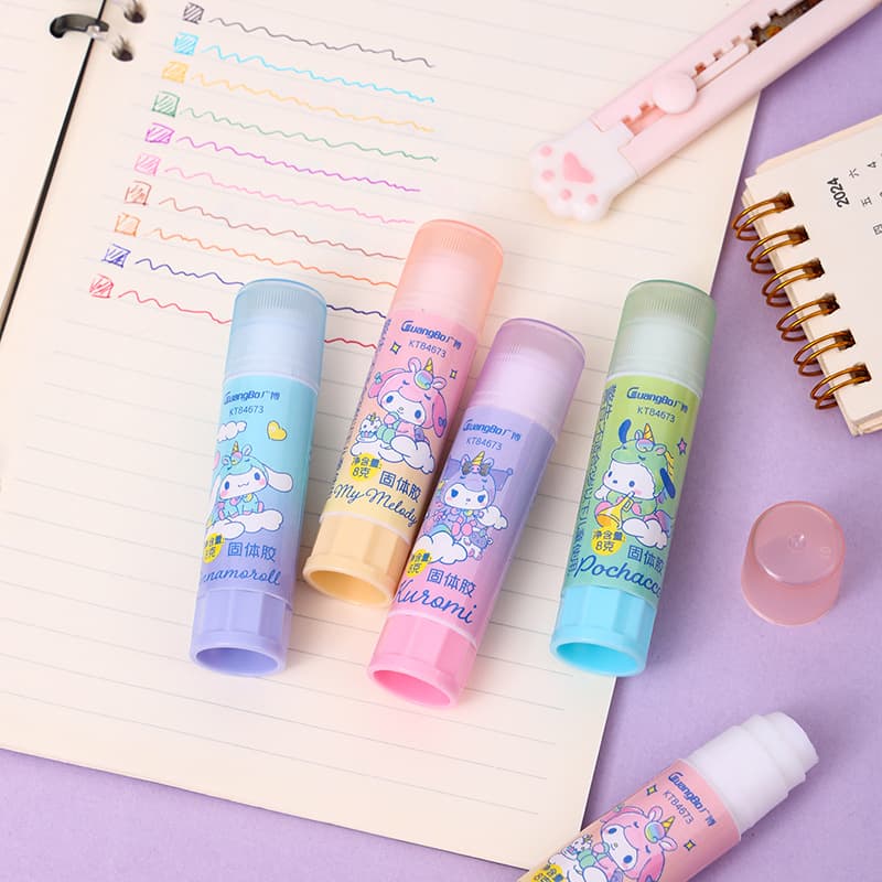 广博 Small glue stick, high quality stationery, unicorn, 8G 3