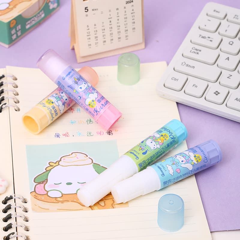 广博 Small glue stick, high quality stationery, unicorn, 8G 4