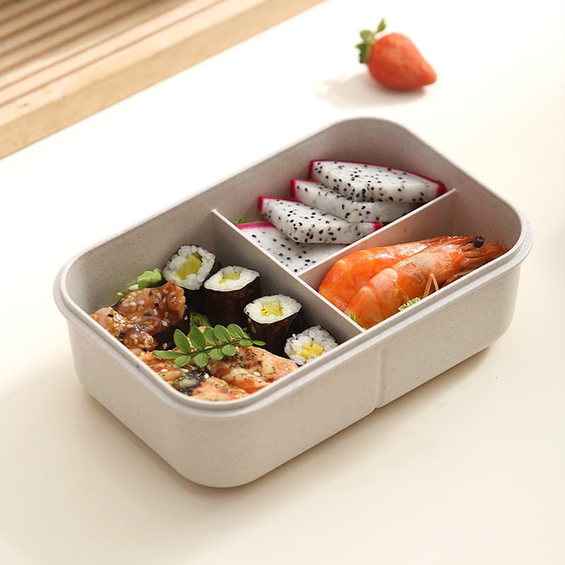 Lunch boxes can enter the microwave oven office worker lunch box for light food loss separation lunch box students lunchbox 2