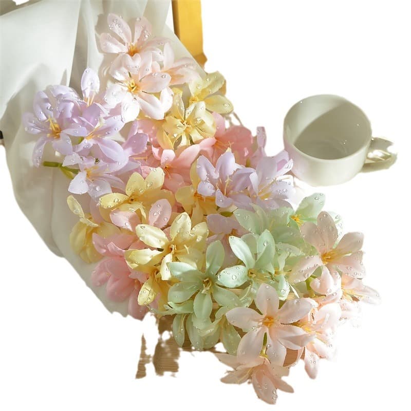 Realistic hydrolate, fresh decorative accessory flower-shaped, DIY, home decor 5