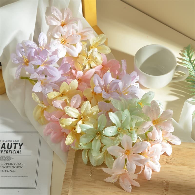 Realistic hydrolate, fresh decorative accessory flower-shaped, DIY, home decor