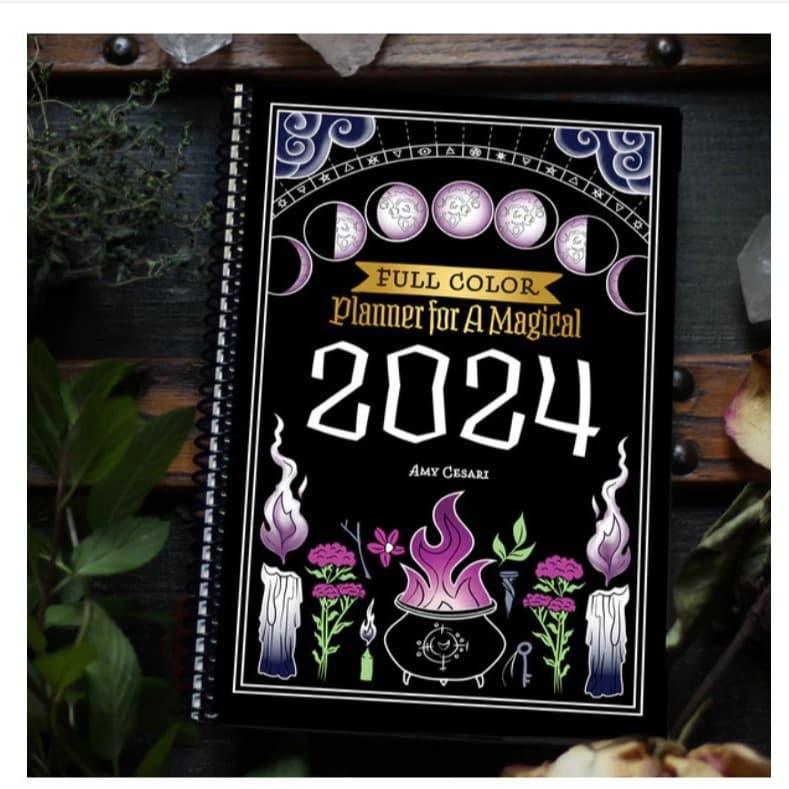 Cross -border new product Planner for a Magical 2024 Planner Illustration Magic Book