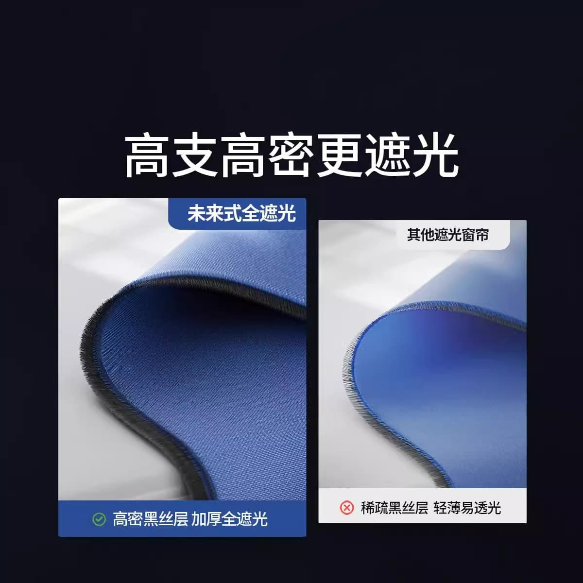 Donor -free sunshade curtain full shading finished curtain strong shading thermal insulation floating curtain shading curtain shading curtain 4