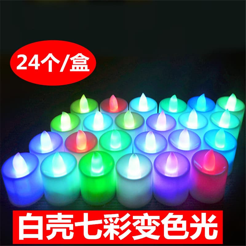 Electronic candle lamp LED candlelight Creative wedding birthday wedding candlestick layout props and electronic candles 1