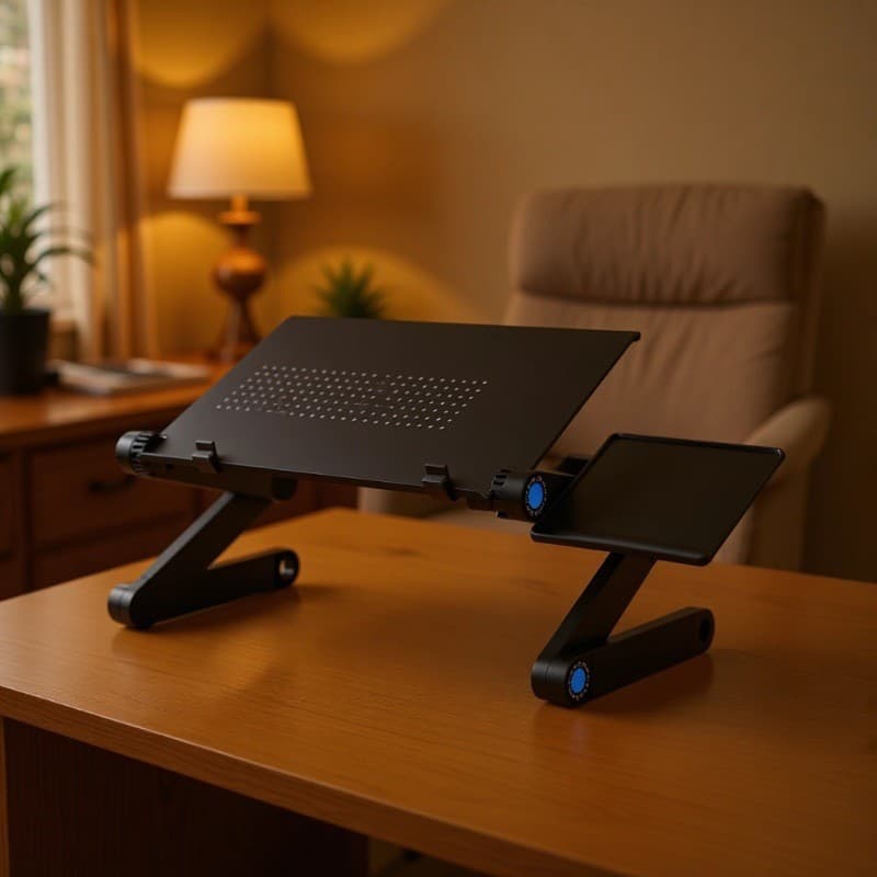 Laptop, tablet tubing for table 3