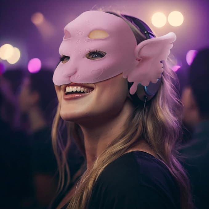 Melanie Martinez 3D Printed Crying Baby Mask 2