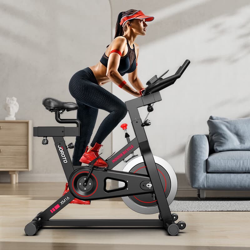 Dynamic Stationary Exercise Bike with Heart Rate Monitor