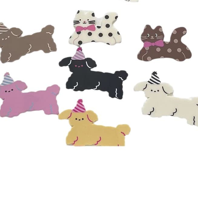 Hair accessory, acrylic sticker, cartoon mobile phone, bib, DIY 5