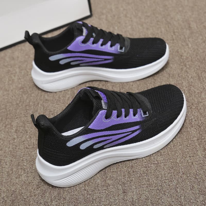 Autumn trend demi-season universal breathable sneakers for leisure, trend of season, made with flyknit technology, Korean style 3