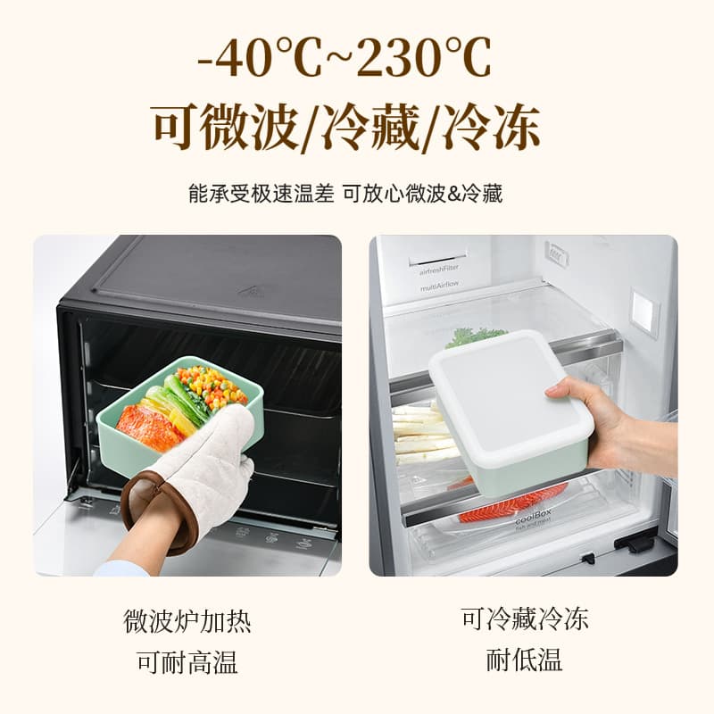 (Cross-border trading), handheld waterproof silicone lunch box for traveling 4