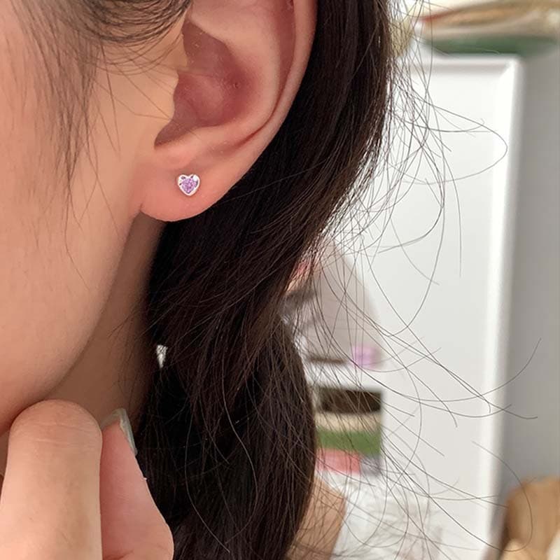 Small sophisticated fashionable brand copper earrings, high-quality style 4
