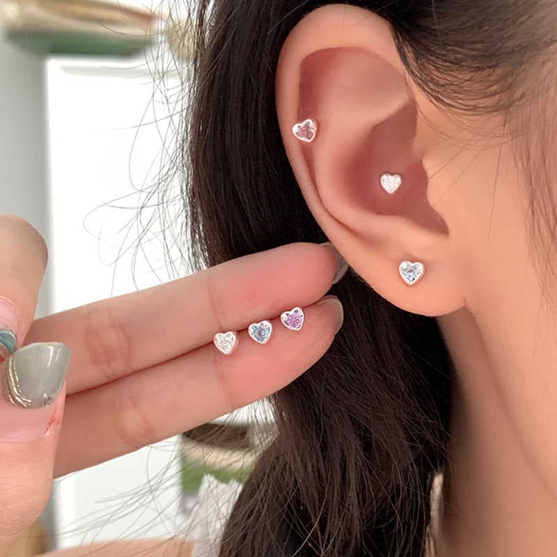 Small sophisticated fashionable brand copper earrings, high-quality style 1