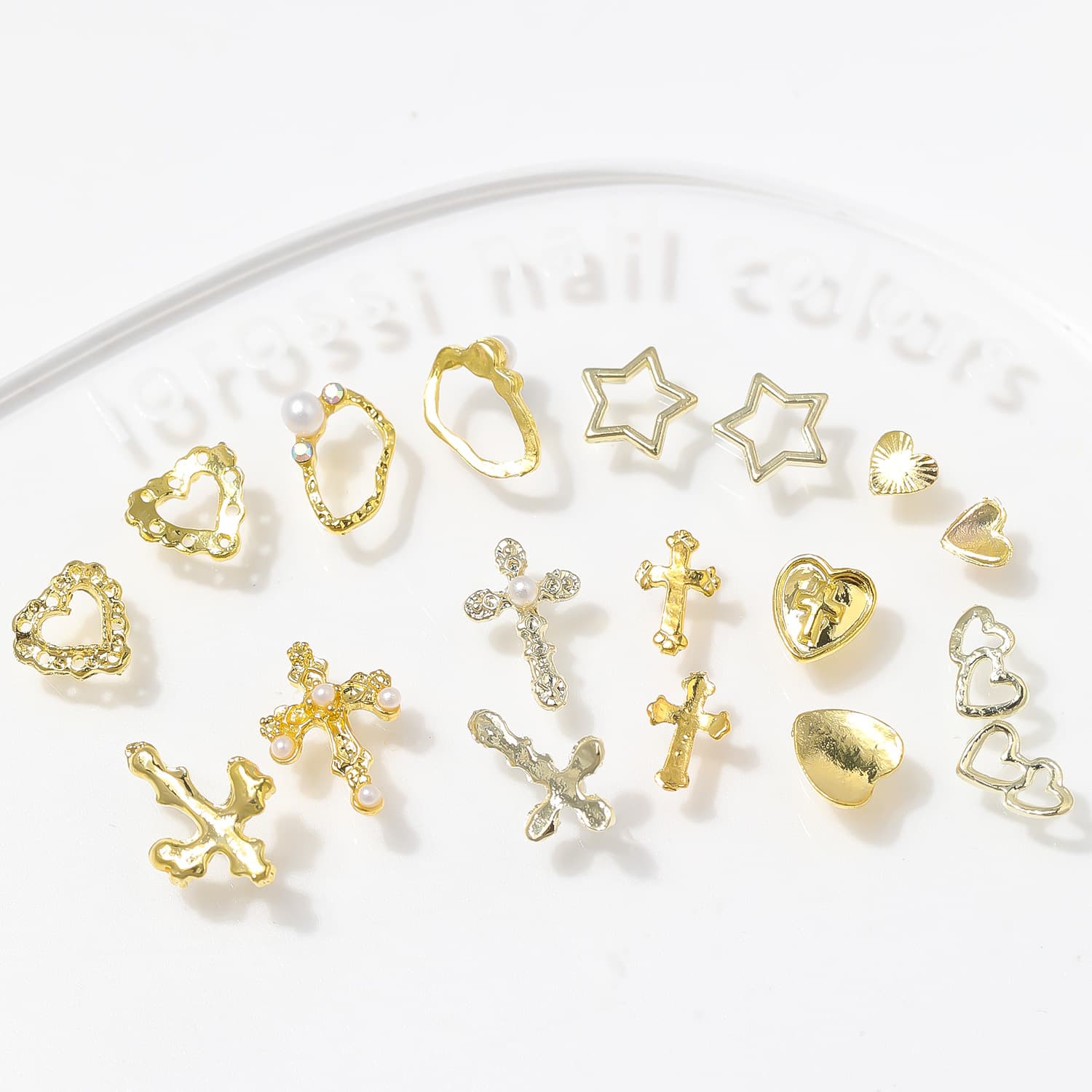 (Cross-border trading), golden metal jewelry, nail decoration, decorative accessory 4